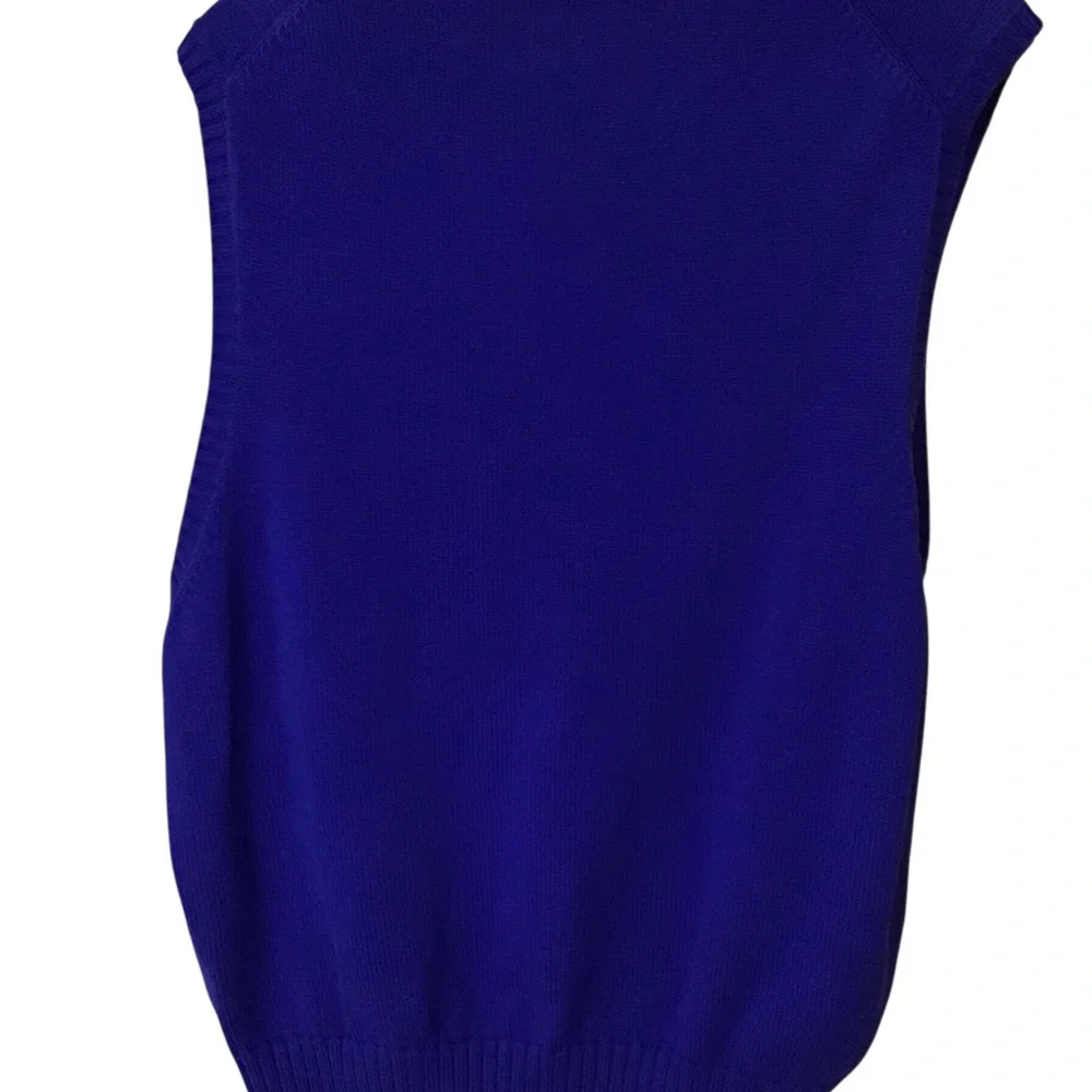 Lauren Ralph Lauren Men's V-Neck Blue Sweater Vest L